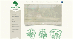 Desktop Screenshot of kadlecak.cz